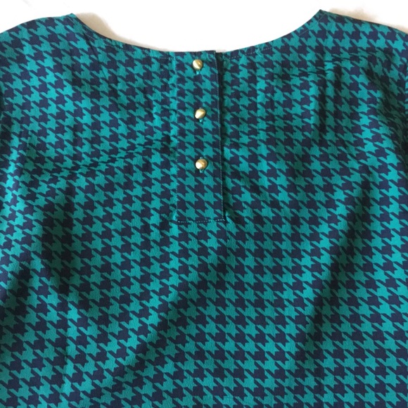 Tommy Hilfiger Emerald and black patterned top - Picture 5 of 7